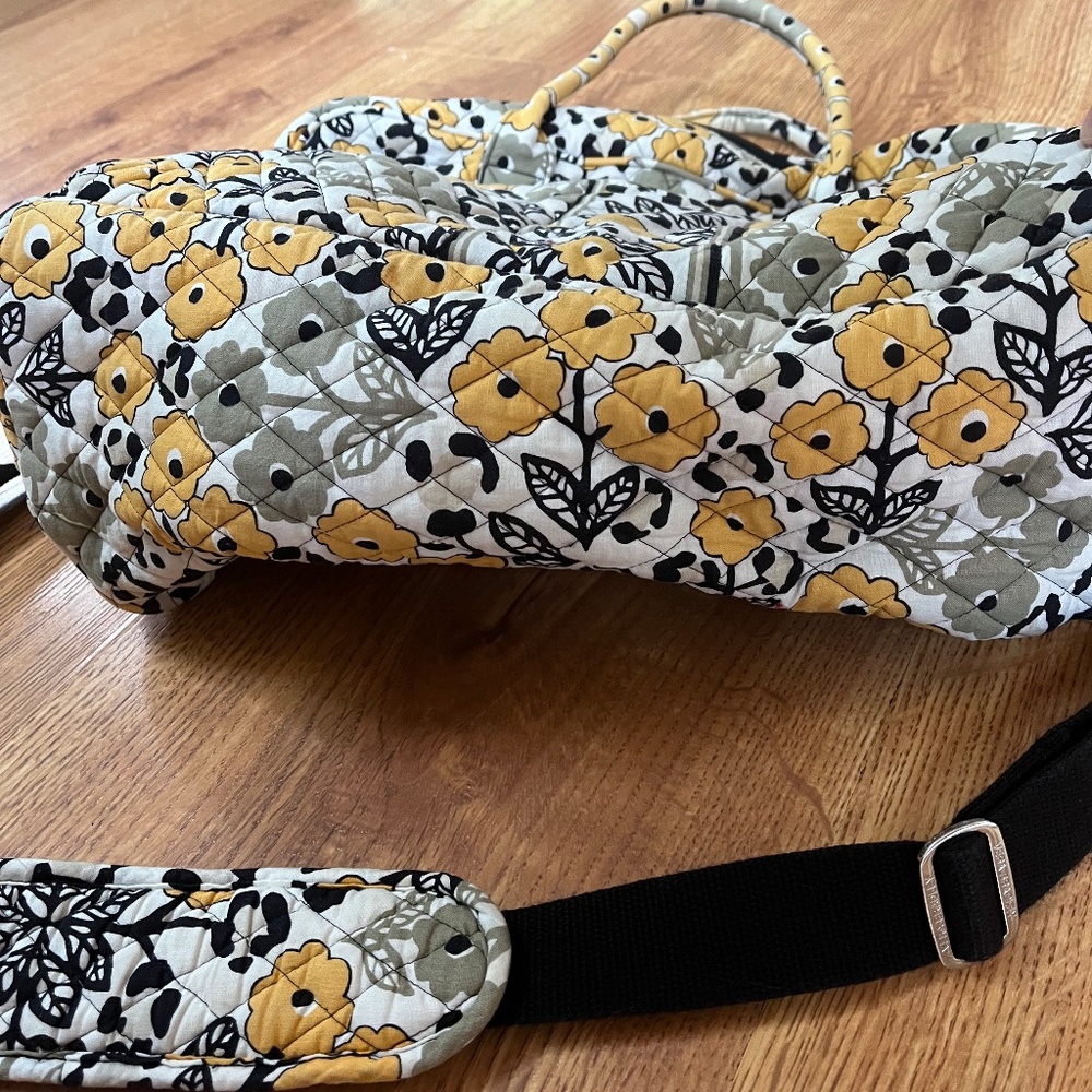 Yellow Poppy Vera Bradley Weekender Duffle Bag